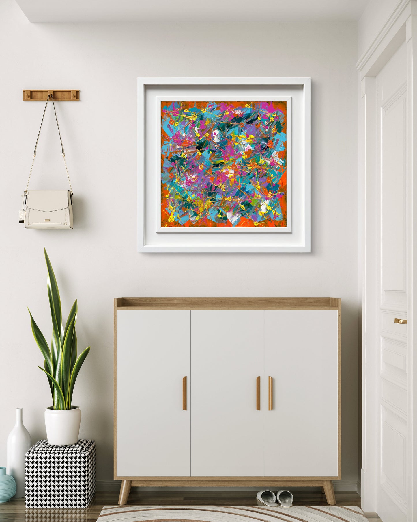 'Entropy' Original Abstract Painting by Áine Hayes