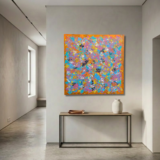 'Entropy 3' Original Abstract Painting by Áine Hayes