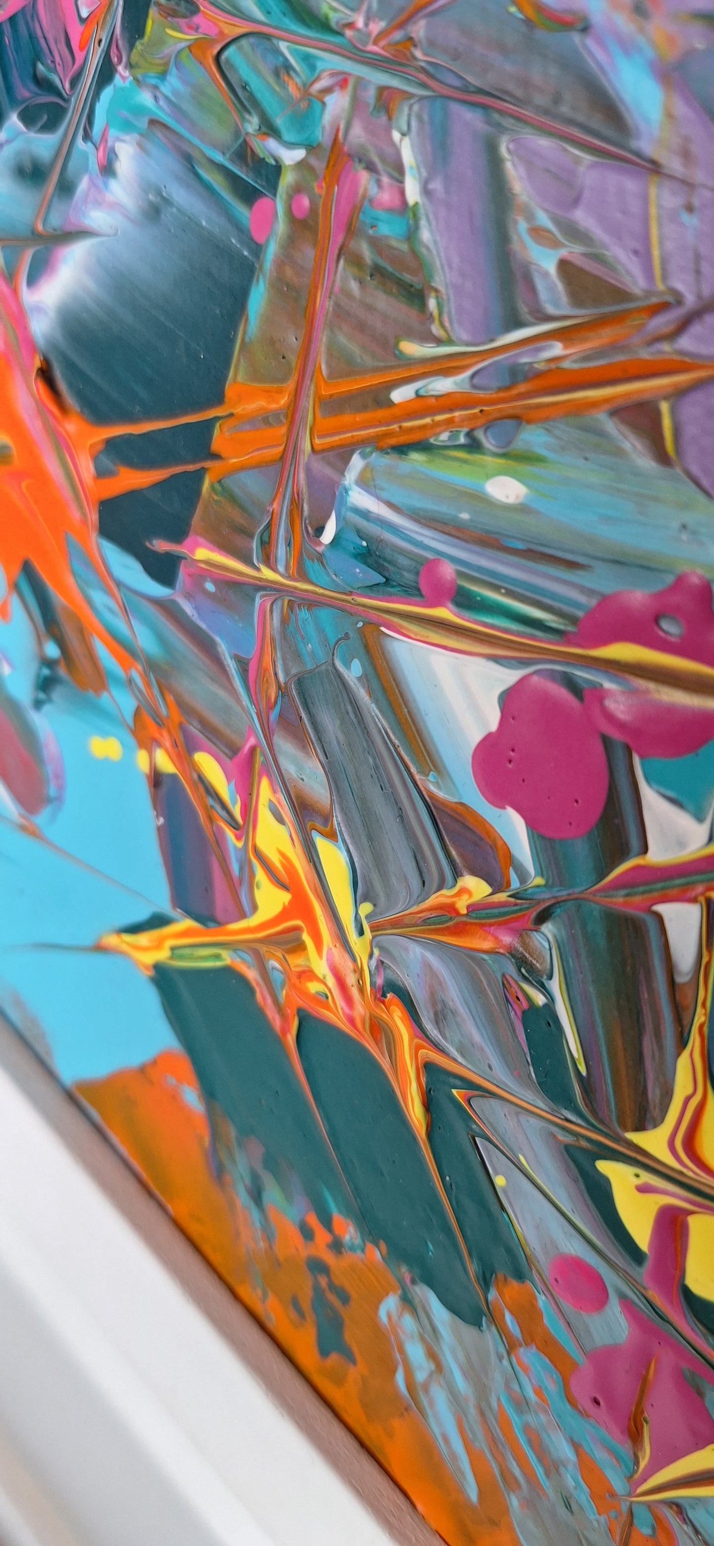 'Entropy' Original Abstract Painting by Áine Hayes