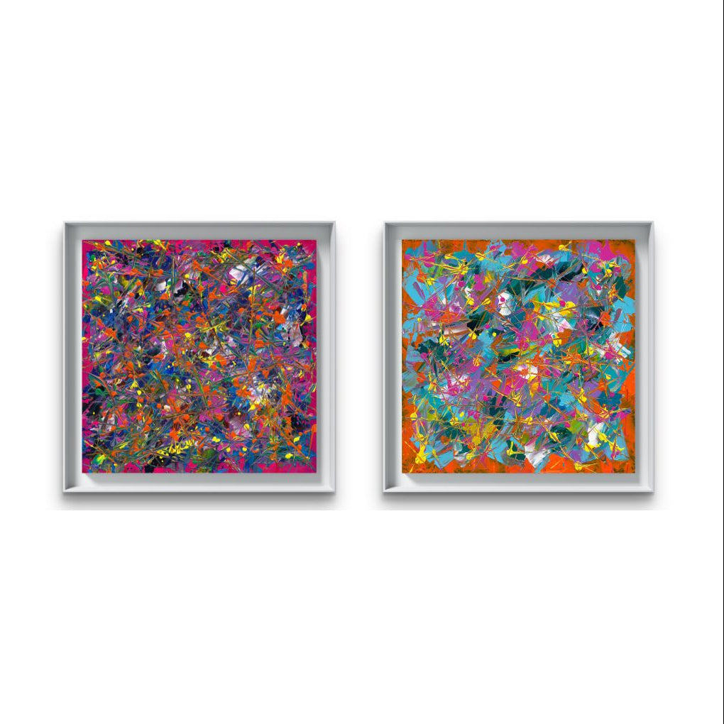 'Entropy' Original Abstract Painting by Áine Hayes
