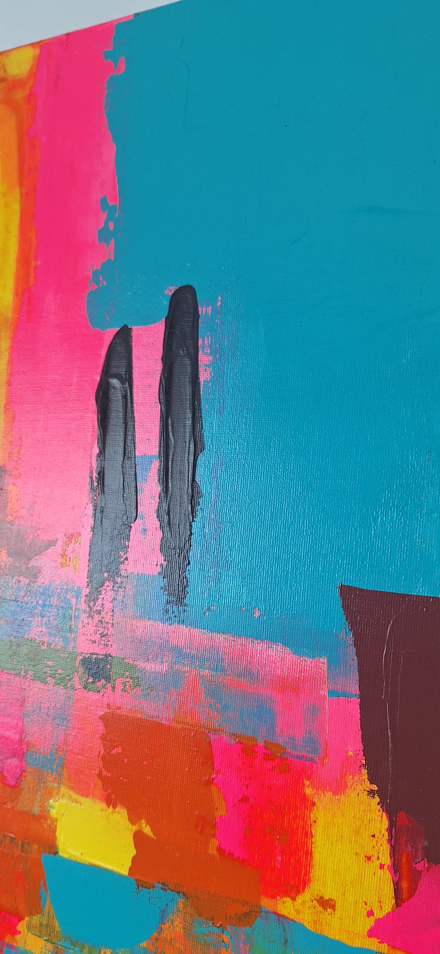 'Joy' Original Abstract Painting by Áine Hayes