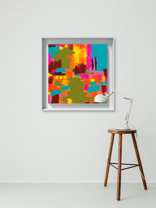 'Joy' Original Abstract Painting by Áine Hayes
