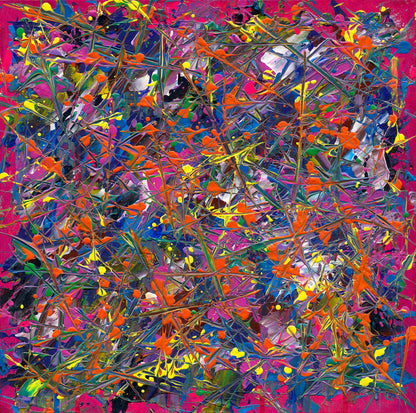 'Entropy 2' Original Abstract Painting by Áine Hayes