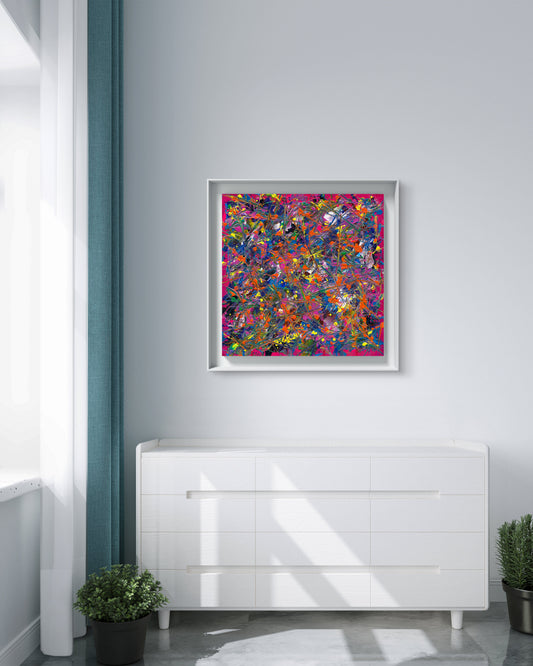 'Entropy 2' Original Abstract Painting by Áine Hayes