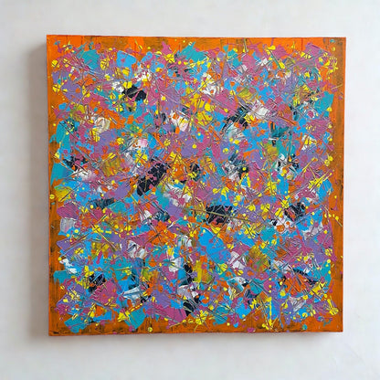 'Entropy 3' Original Abstract Painting by Áine Hayes