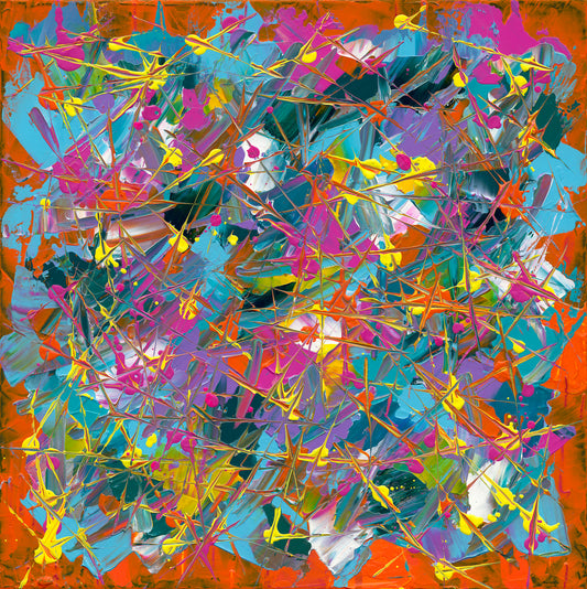 'Entropy' Original Abstract Painting by Áine Hayes