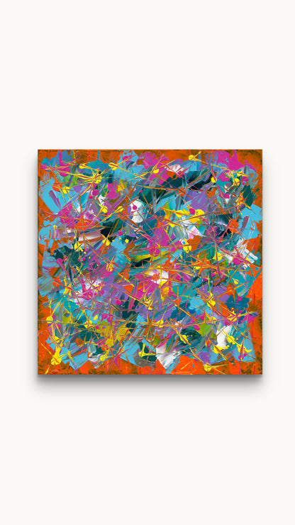 'Entropy' Original Abstract Painting by Áine Hayes