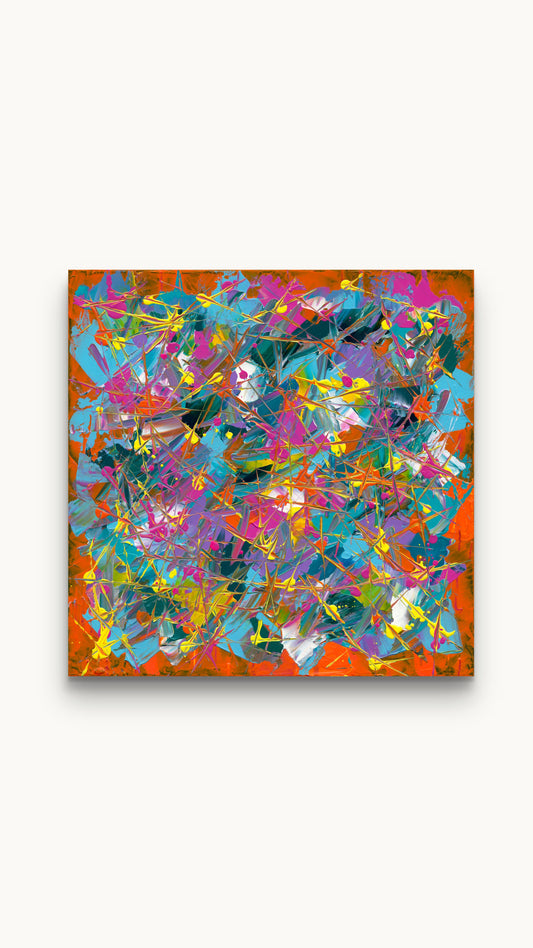 'Entropy' Original Abstract Painting by Áine Hayes
