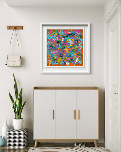 'Entropy' Original Abstract Painting by Áine Hayes