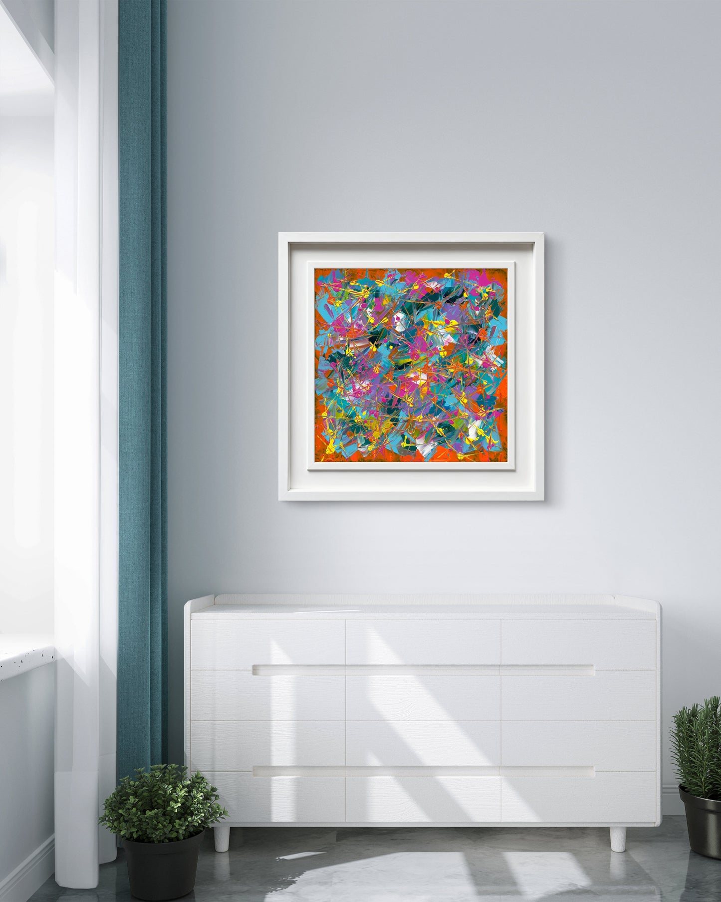 'Entropy' Original Abstract Painting by Áine Hayes