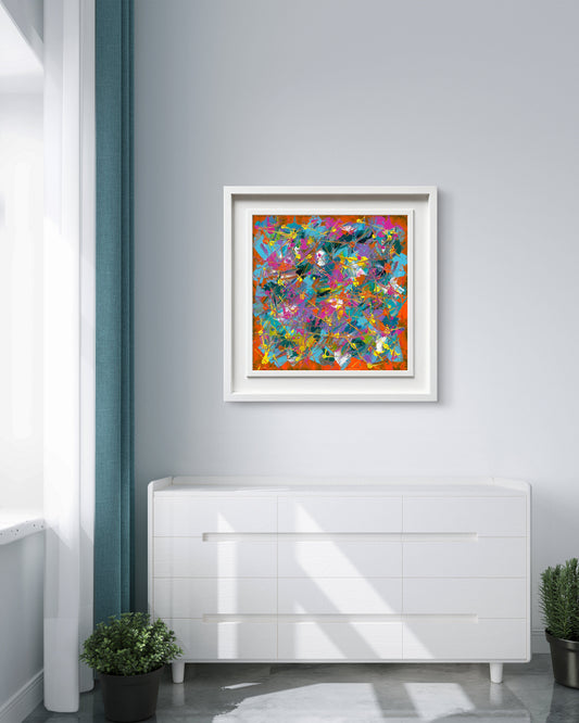'Entropy' Original Abstract Painting by Áine Hayes