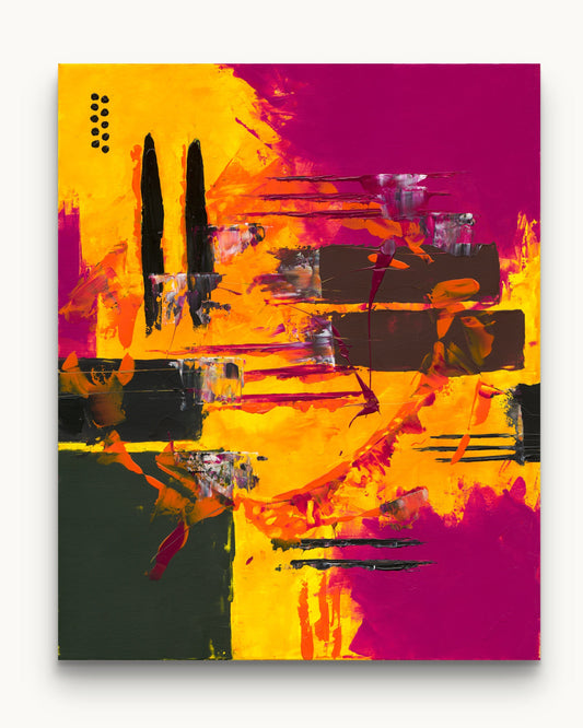 'Dawn' - Original Abstract Painting by Áine Hayes
