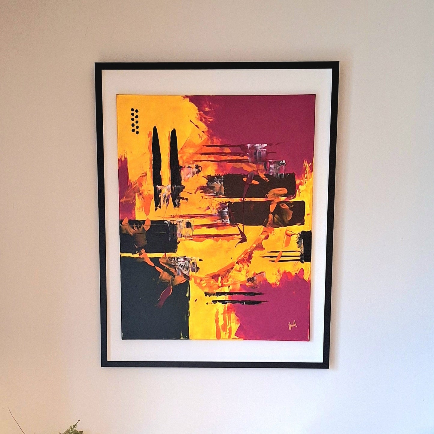 'Dawn' - Original Abstract Painting by Áine Hayes