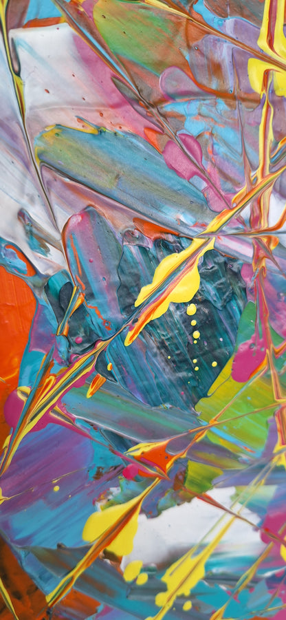 'Entropy' Original Abstract Painting by Áine Hayes