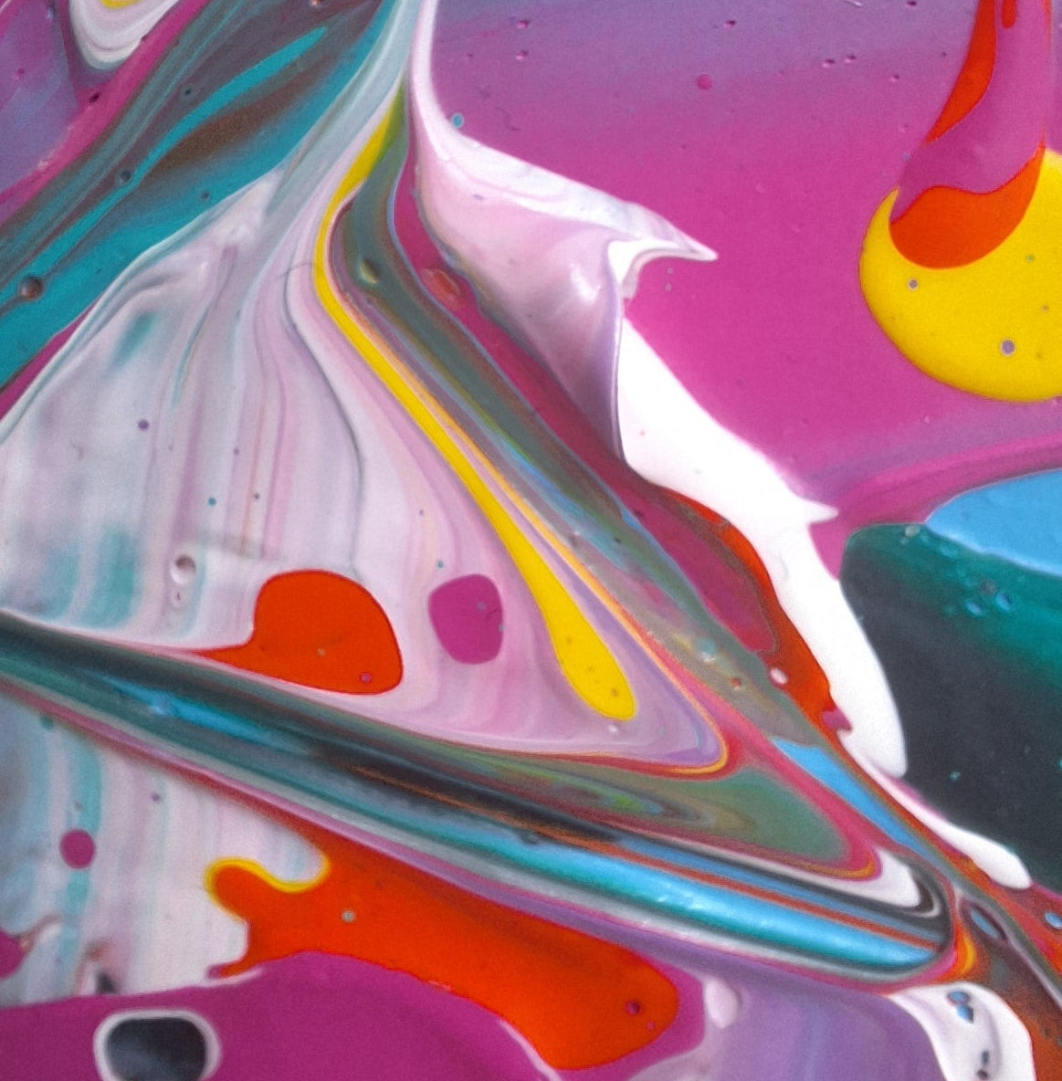 'Entropy 3' Original Abstract Painting by Áine Hayes