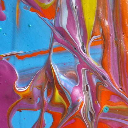 'Entropy 3' Original Abstract Painting by Áine Hayes