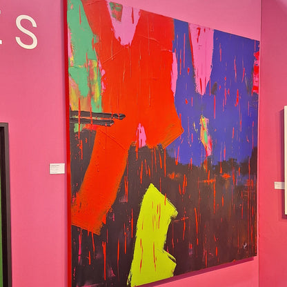 'Somewhere Between' Original Abstract Painting by Áine Hayes