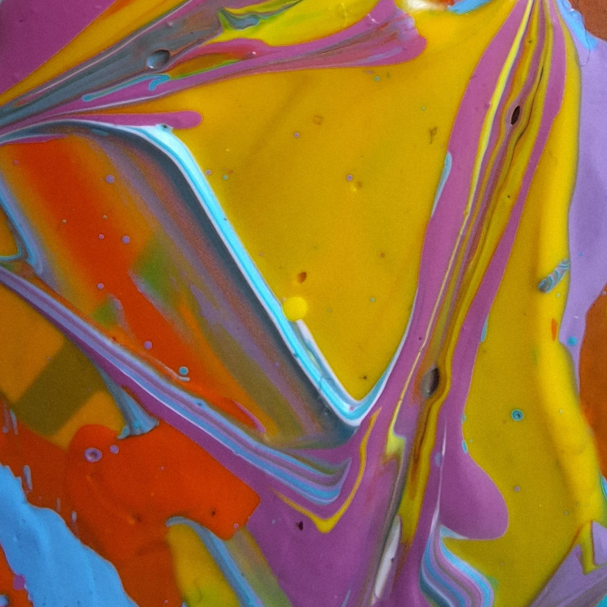 'Entropy 3' Original Abstract Painting by Áine Hayes