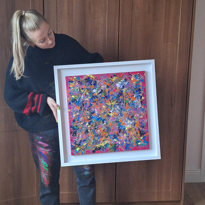 'Entropy 2' Original Abstract Painting by Áine Hayes