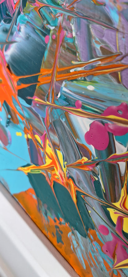 'Entropy' Original Abstract Painting by Áine Hayes
