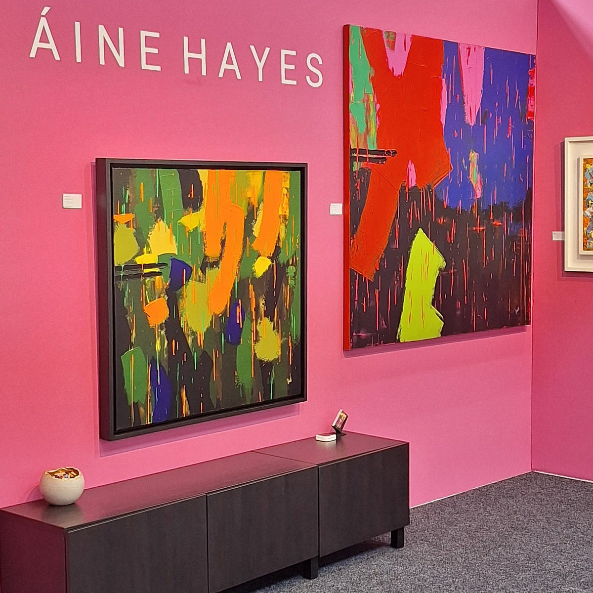 'Somewhere Between' Original Abstract Painting by Áine Hayes